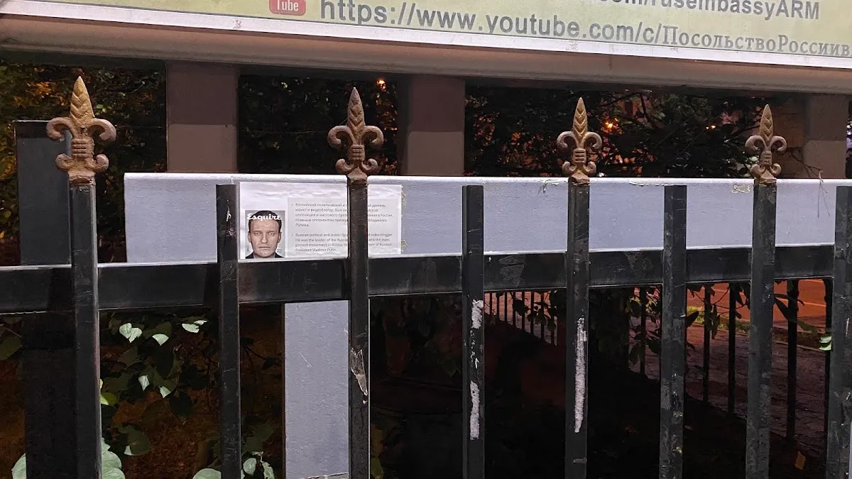 Memorial at the Russian Embassy in Yerevan